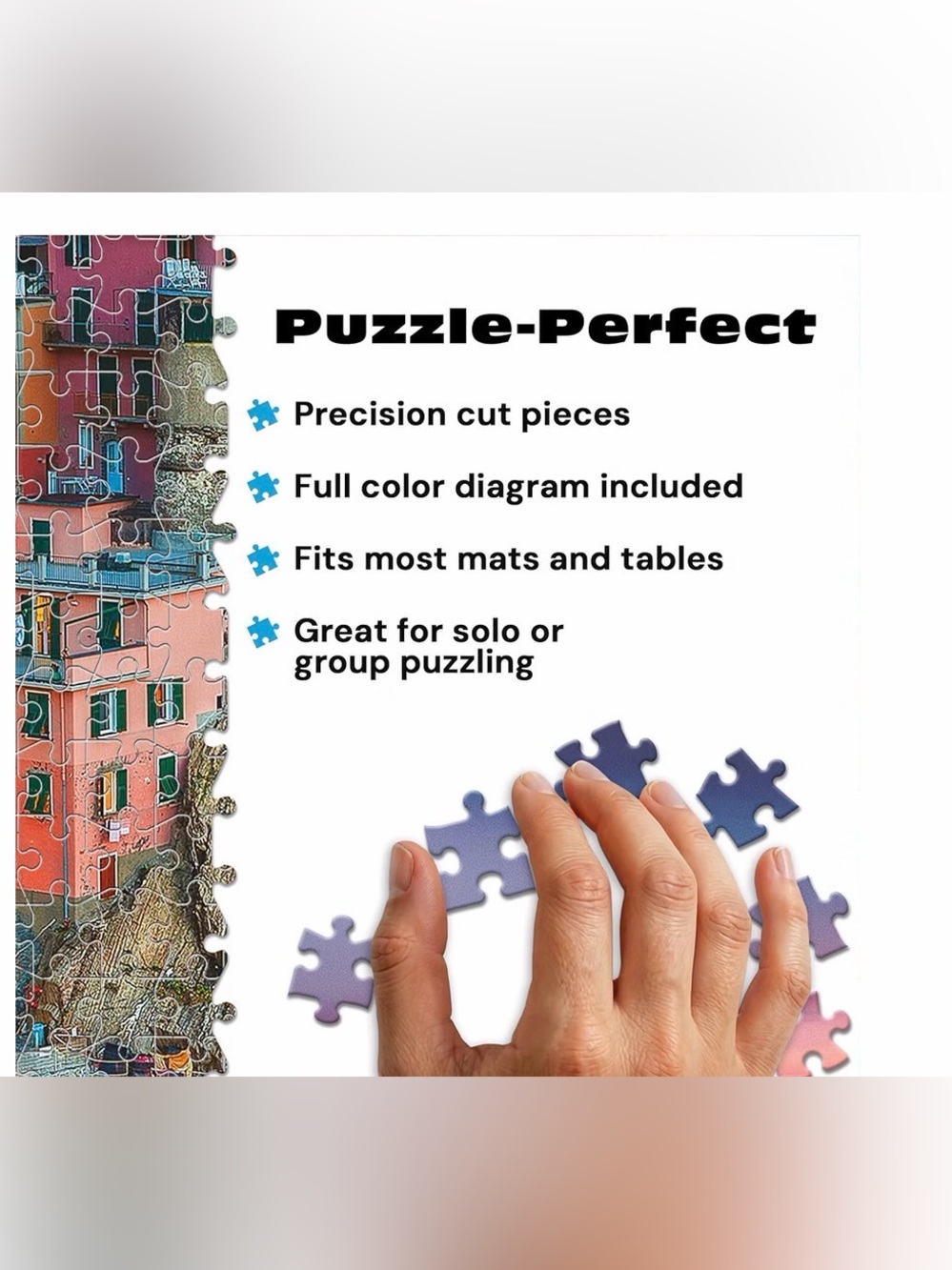 Cinque Terre Italy coastal puzzle-1000 pieces - Picture 4 of 8